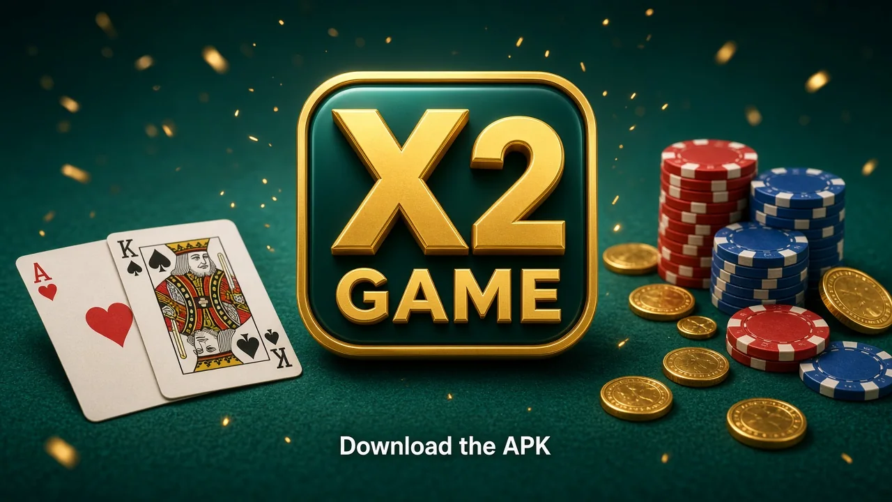 X2 Game India APK download board with cards and chips